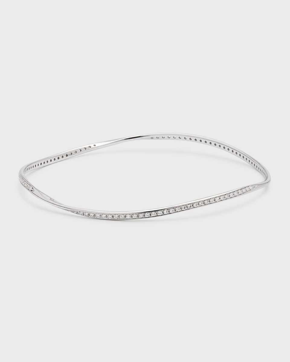 Marrakech 18K White Gold Single Strand Diamond Bracelet
